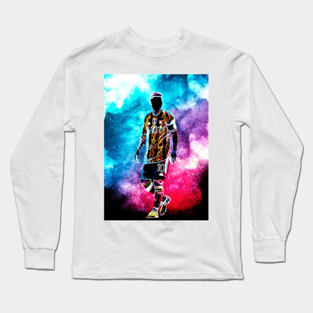 Soul of leo messi Long Sleeve T-Shirt by San Creative